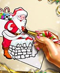 Santa Christmas Coloring