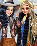 Boho Winter with Princesses