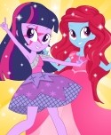 Equestria Girls: Rainbow Rocks Meets Cartoon