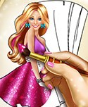 Doll Coloring Book