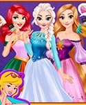 Princesses Rainbow Dresses!