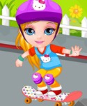 Baby Princess Skateboard Accident