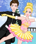 Ice Skating Couple