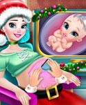 Mrs. Claus Pregnant Check-Up