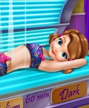 Princess Syndy Tanning Solarium!