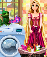 Rachel Washing Clothes